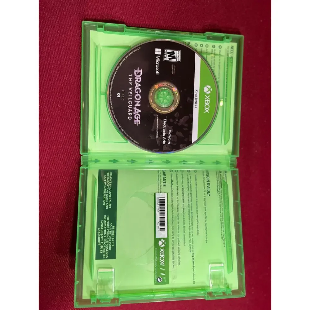 Lot Xbox X Dragon Age The VeilGuard and Xbox One Dragon Age Inquisition the disc